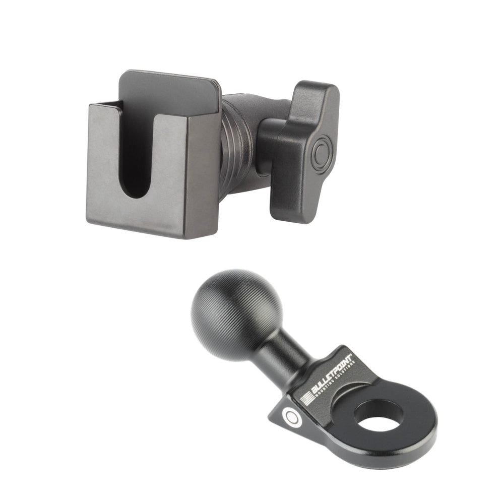 Integrated Components Mount Aluminum Angled Bolt Mount with Integrated 20mm Ball - Bulletpoint ...