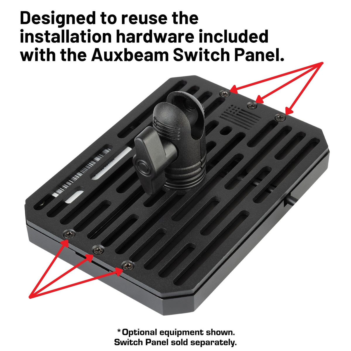 Auxbeam 12 Gang Switch Panel Mount with 20mm Connector Nubby Edition ...
