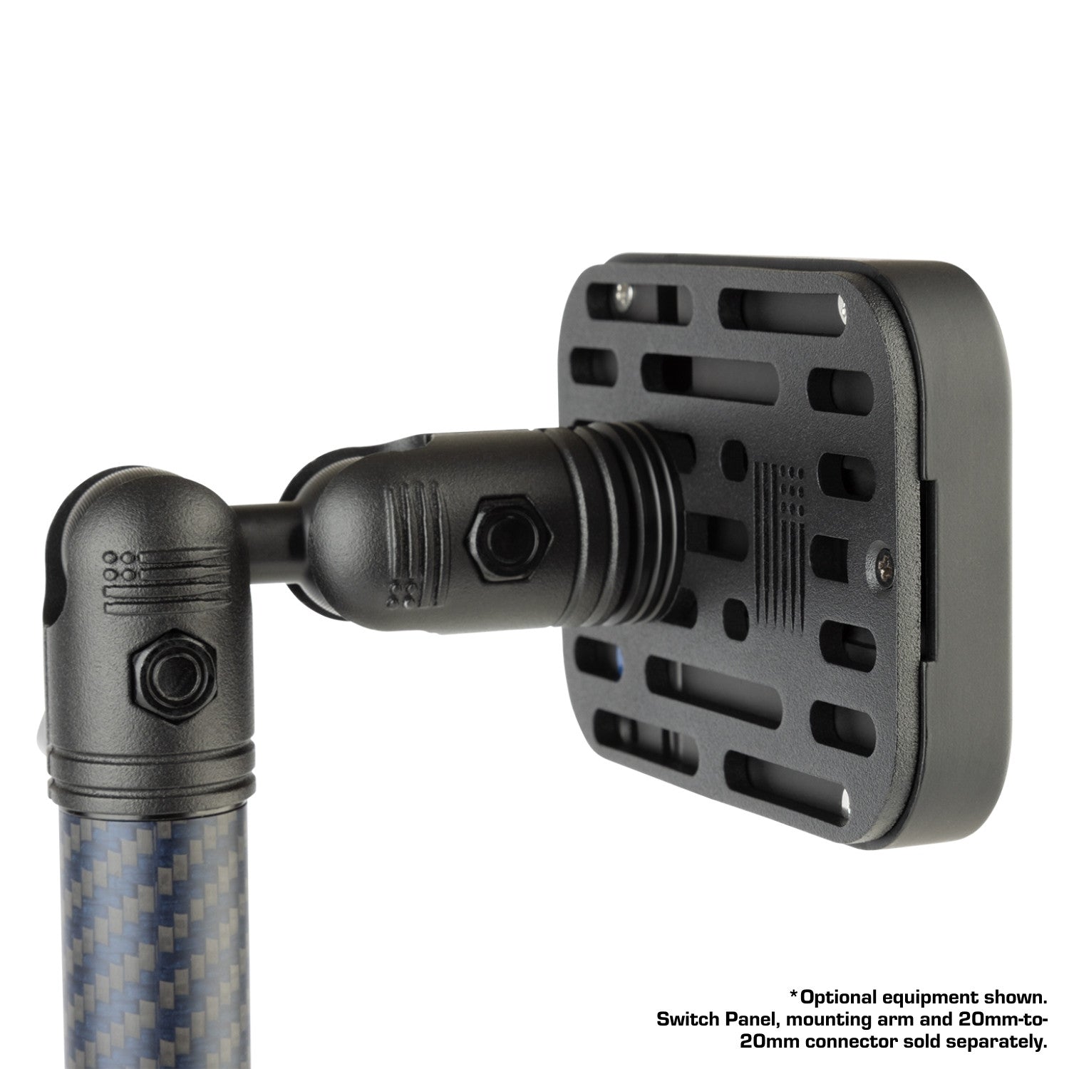 Auxbeam 6 Gang Switch Panel Mount with 20mm Connector Nubby Edition