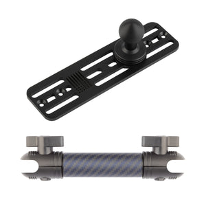 Auxbeam AS Series 4 Gang Switch Panel Mount with 20mm Ball