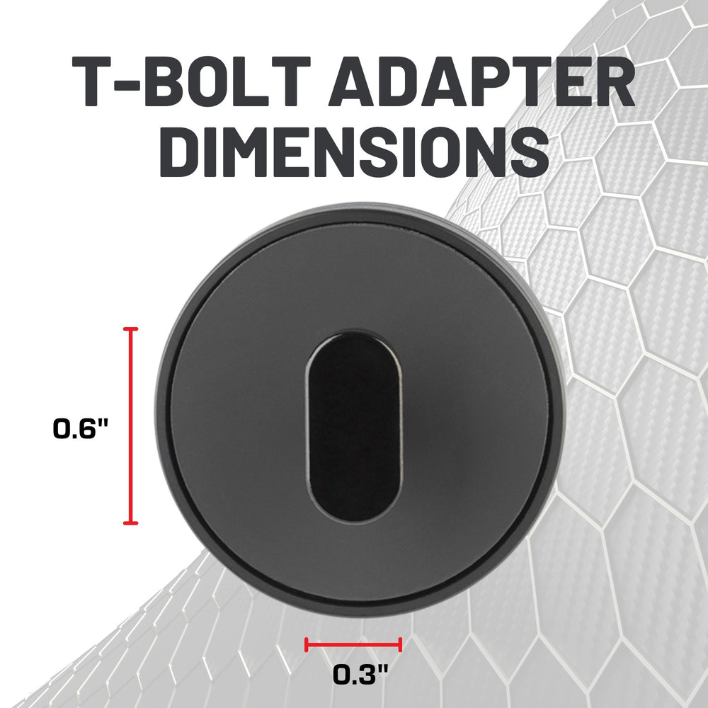 Backup Camera Monitor Mount & T-Bolt Adapter with 20mm Ball Mount ...