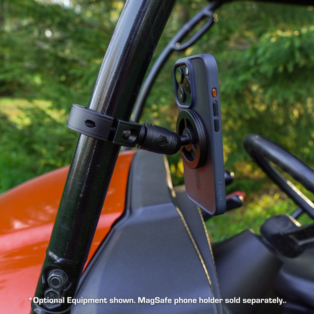 Aluminum Bar Clamp Mounts with 20mm Connector End Nubby Edition (various sizes)