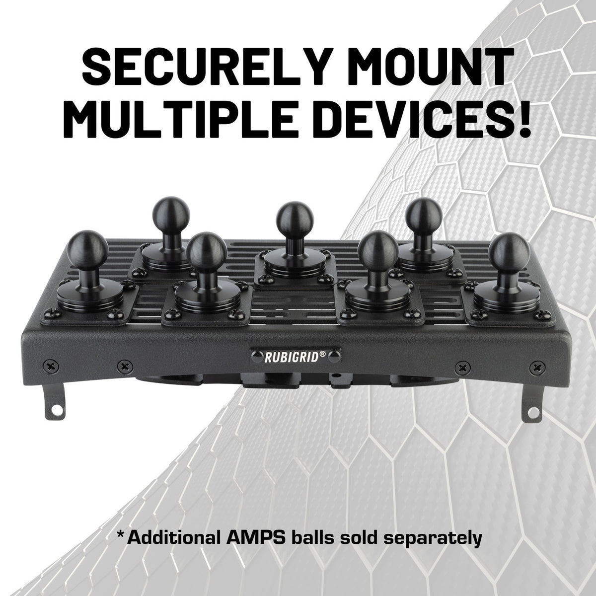 RubiGrid® 2015-2022 Chevrolet Colorado &amp; GMC Canyon Dash Mount Phone Holder