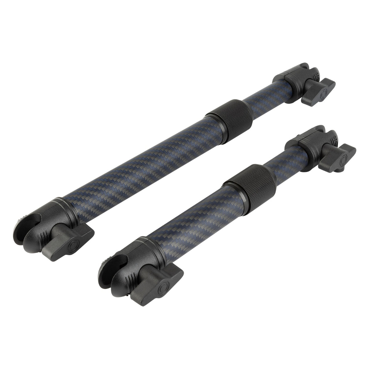 Telescoping Carbon Fiber + Kevlar Mounting Arms with 20mm Connector Ends