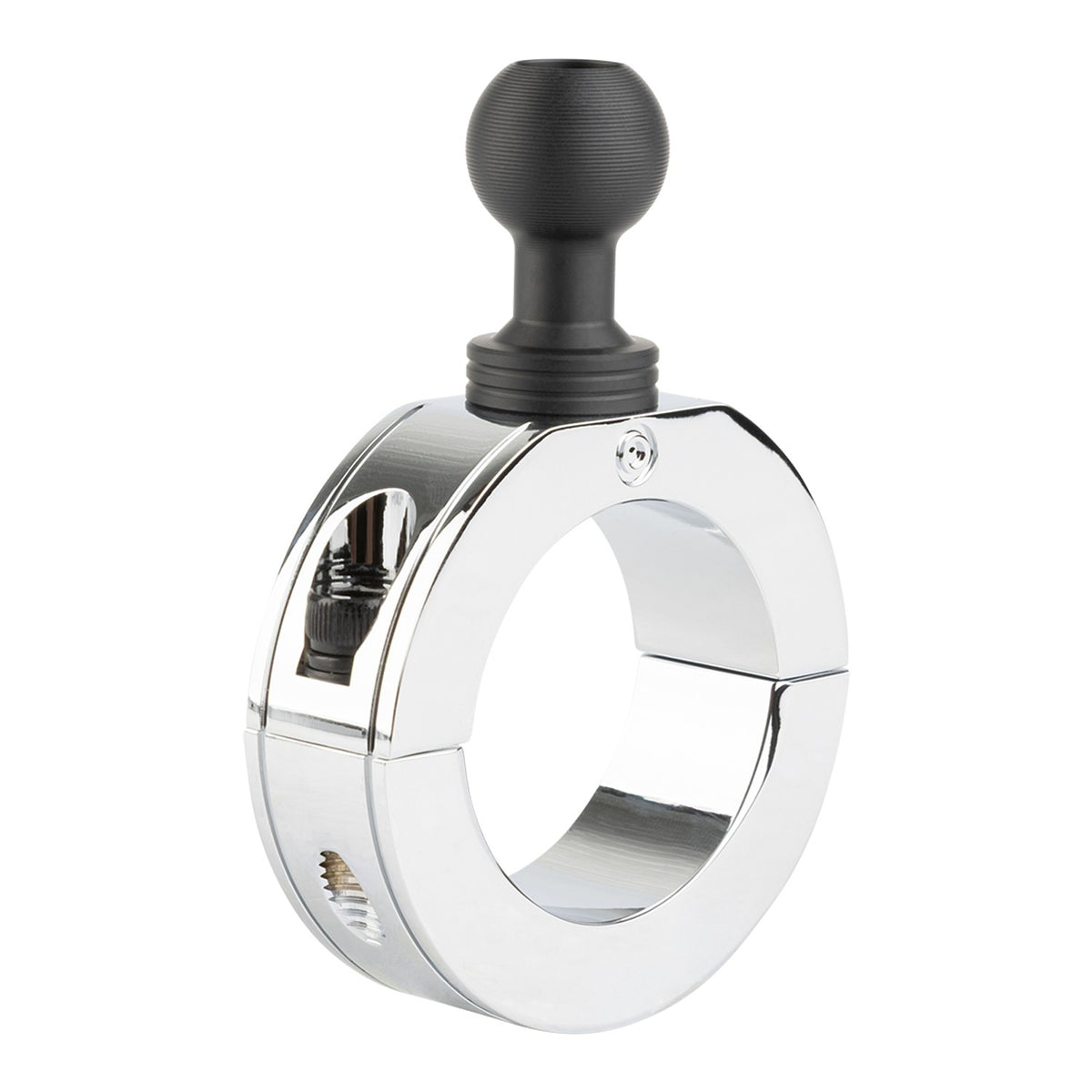 Chrome Bar Clamp Mounts with 20mm Ball (various sizes)