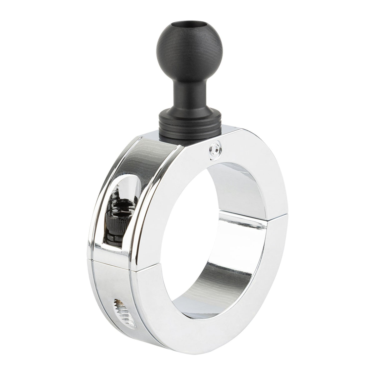 Chrome Bar Clamp Mounts with 20mm Ball (various sizes)