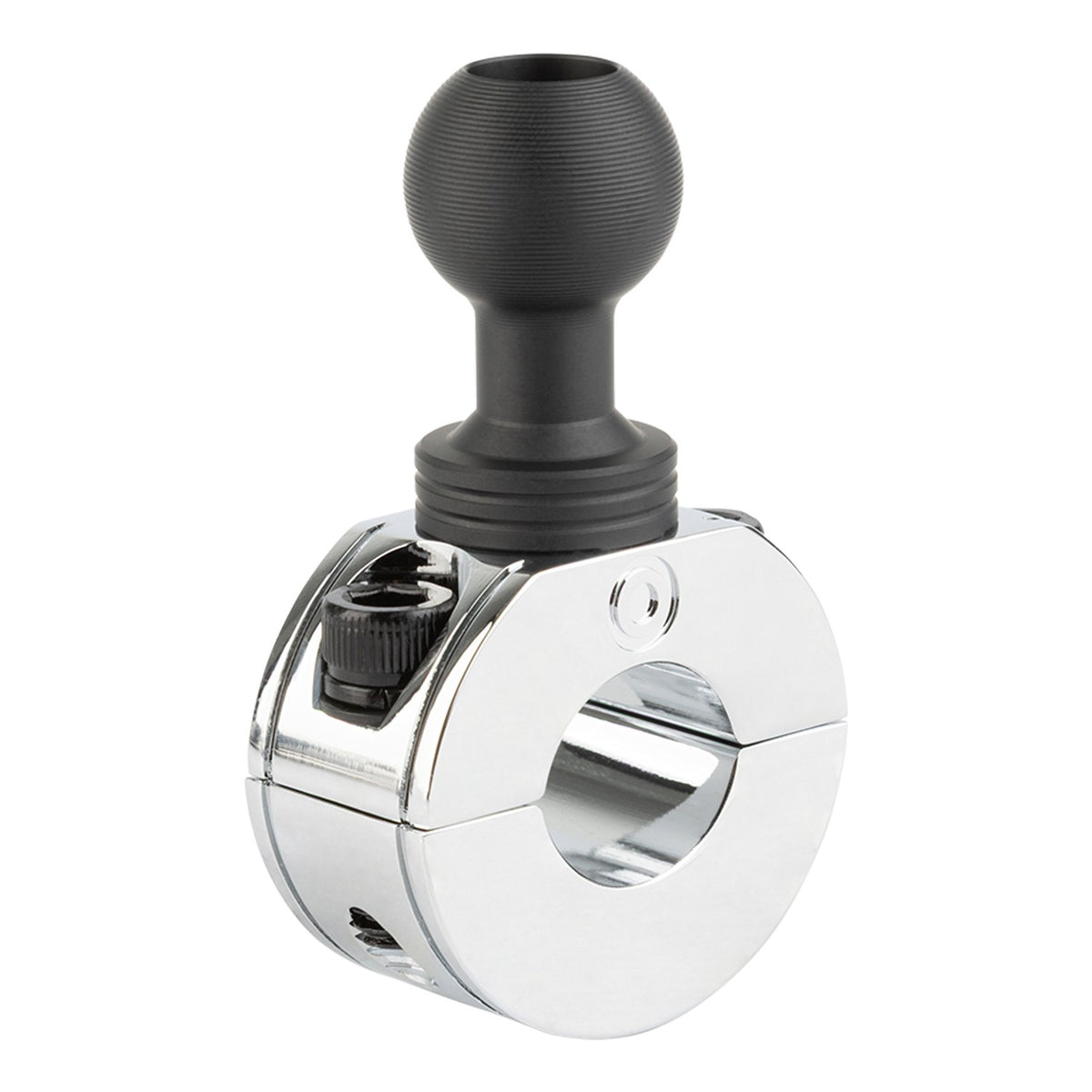 Chrome Bar Clamp Mounts with 20mm Ball (various sizes)