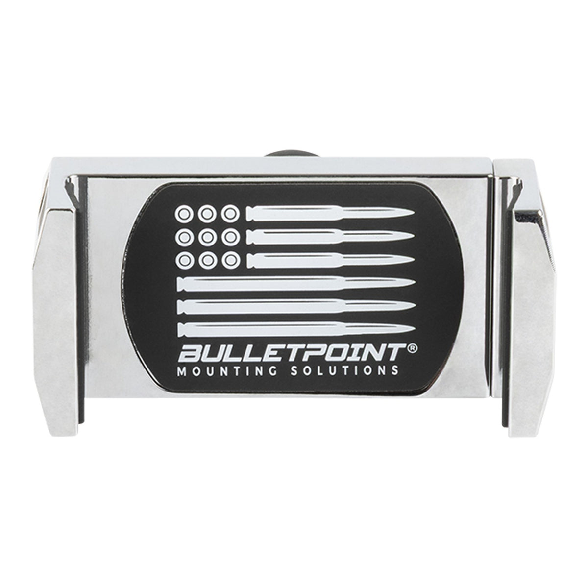 Chrome Spring-Loaded Universal Phone Holder with 20mm Ball