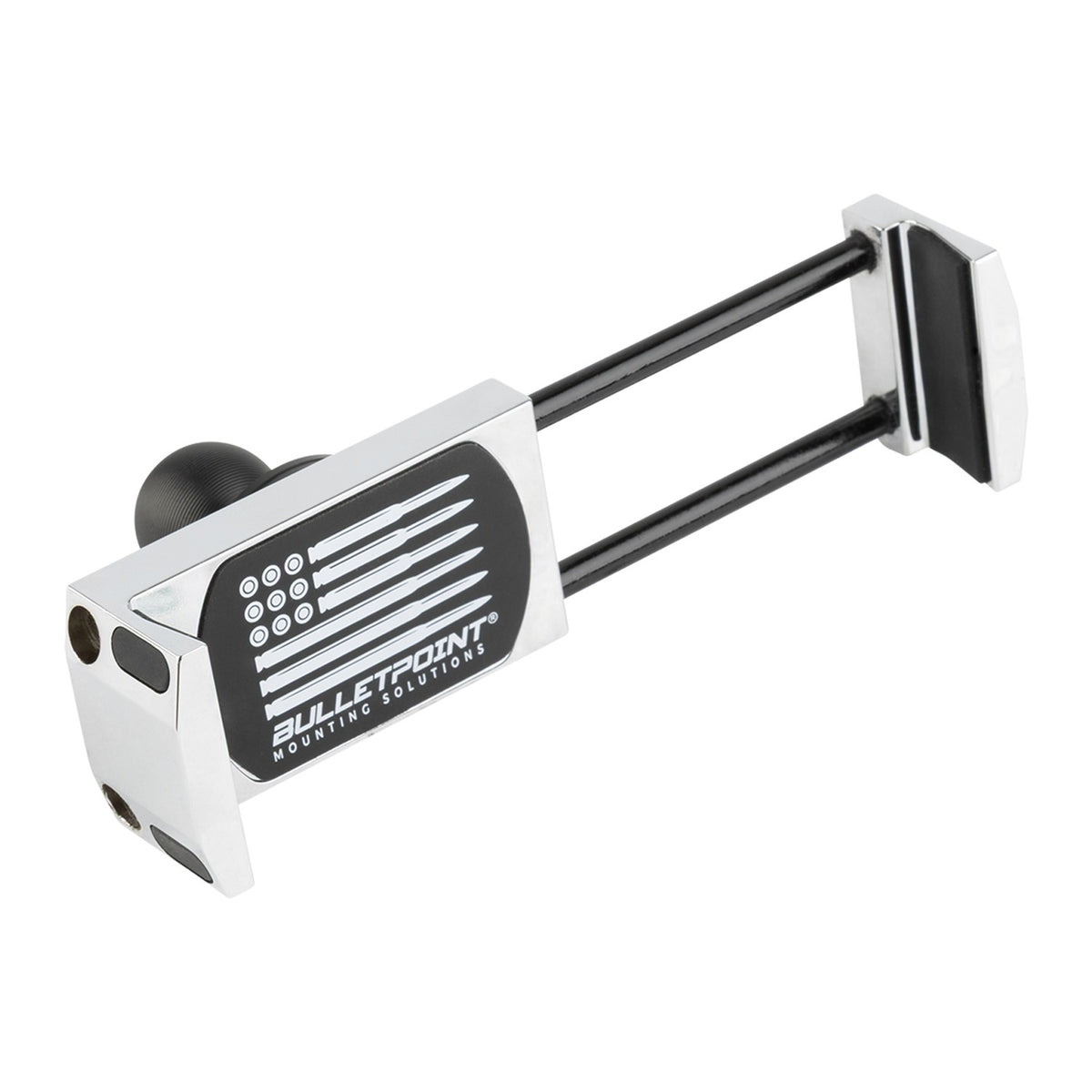 Chrome Spring-Loaded Universal Phone Holder with 20mm Ball