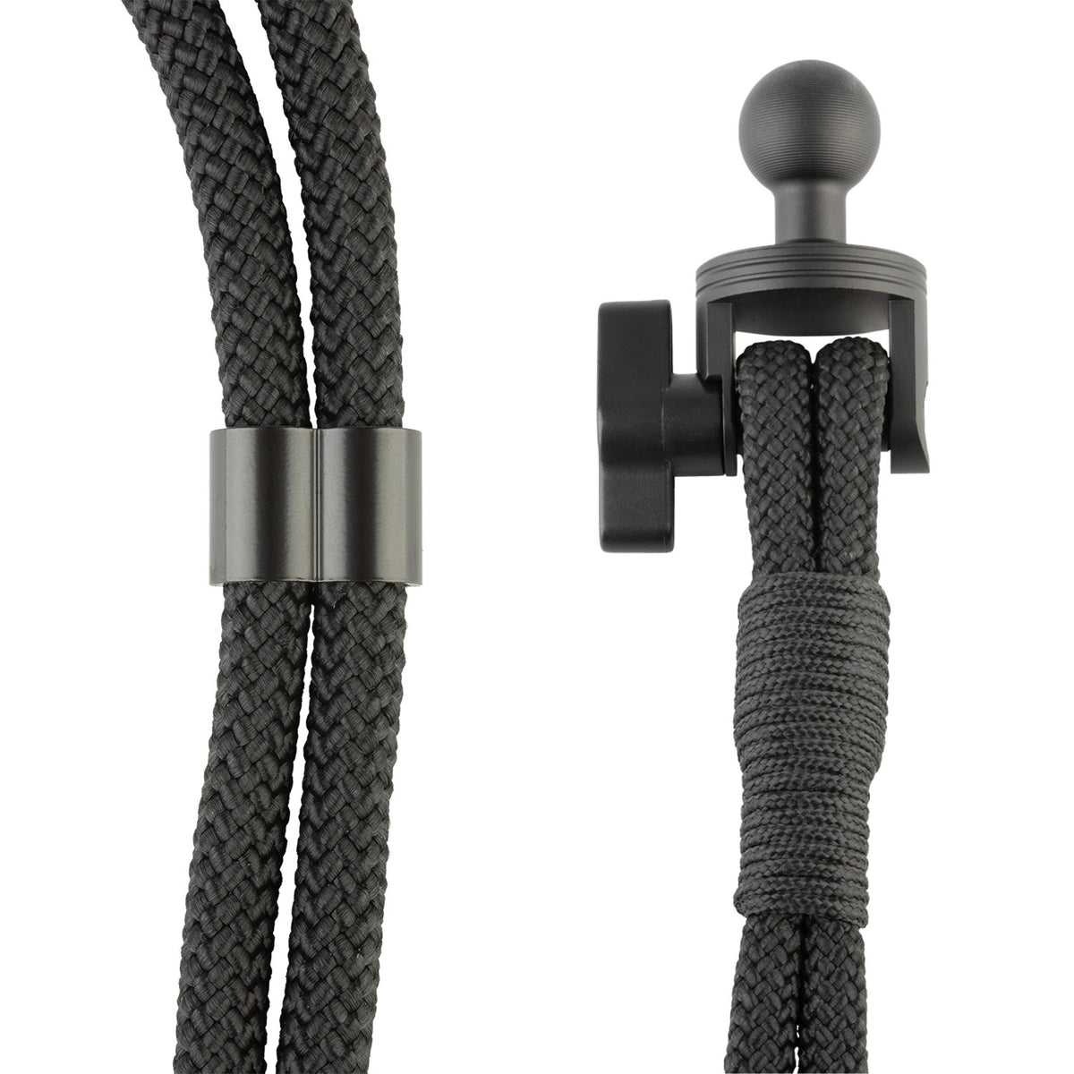 Cowboy Hat Holder Rope &amp; Cinch with 20mm Ball Mount