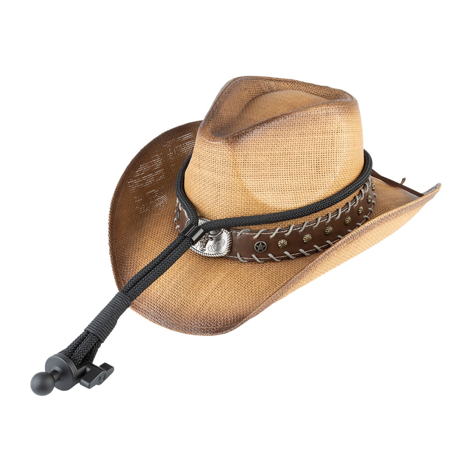 Bulletpoint Cowboy Hat Mount Holder Rope & Cinch