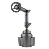 MagSafe Phone Holder with Articulating Mounting Arm + Cup Holder Mount