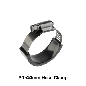 Adjustable Dual Hose Bar Clamp Mount with 20mm Connector End Nubby Edition - Fits Bars 1 to 3 inches Diameter