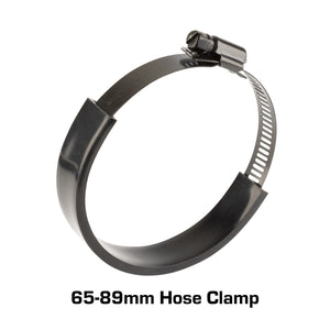 Adjustable Dual Hose Bar Clamp Mount with 20mm Connector End Nubby Edition - Fits Bars 1 to 3 inches Diameter