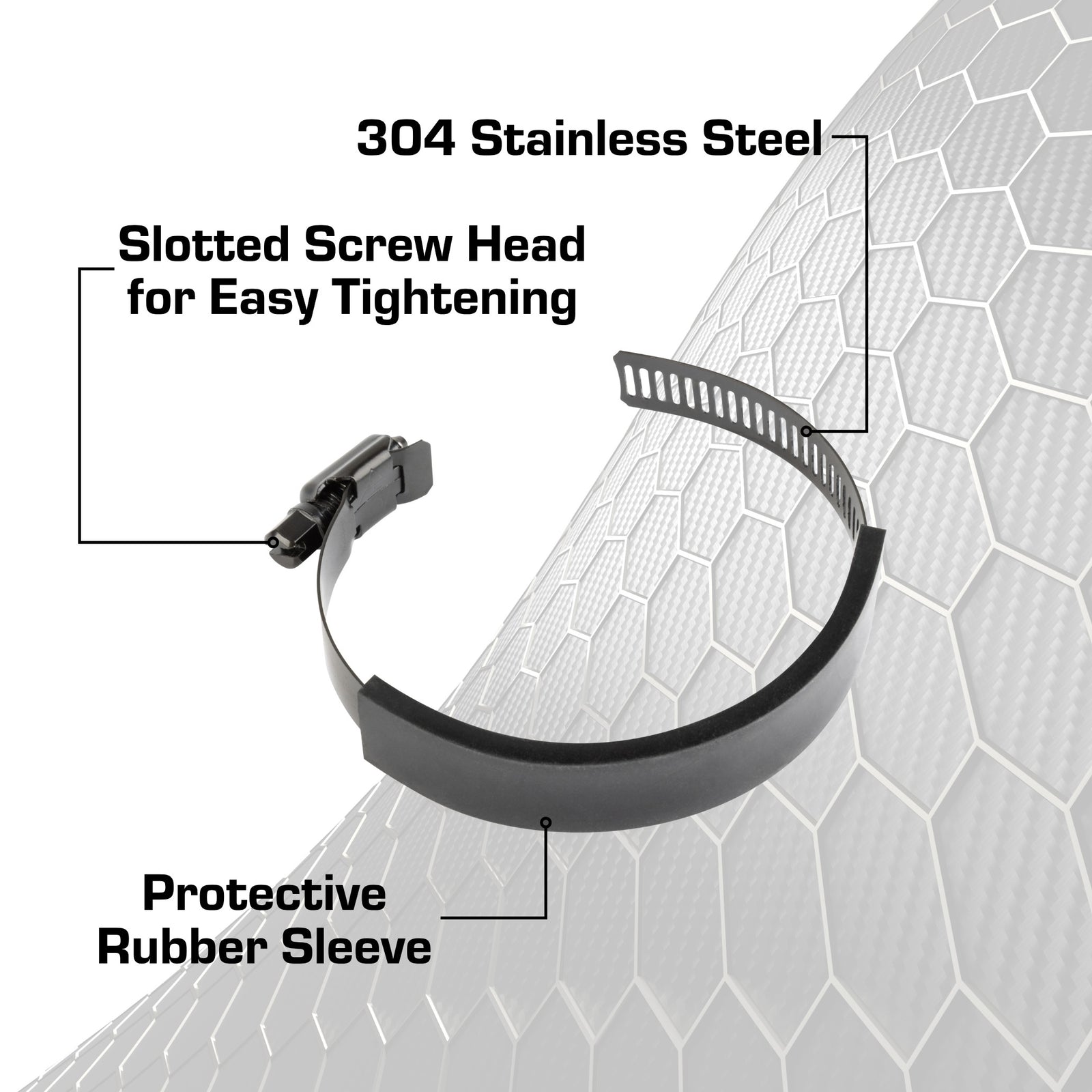 Adjustable Dual Hose Bar Clamp Mount with 20mm Connector End Nubby Edition - Fits Bars 1 to 3 inches Diameter