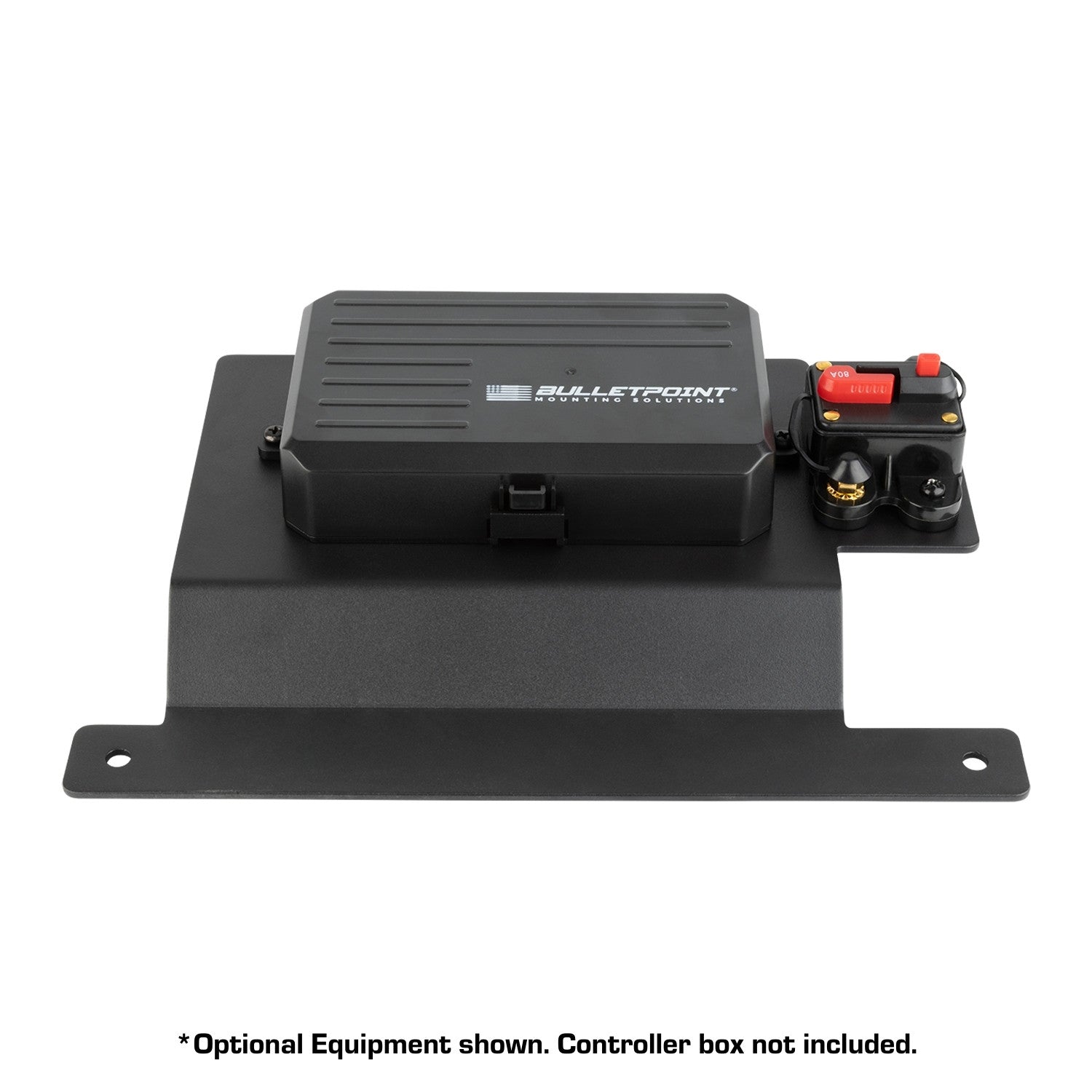 Aluminum Engine Bay Mount for Switch Panel Controller Box compatible with 2018+ Jeep Wrangler JL & 2020+ Jeep Gladiator