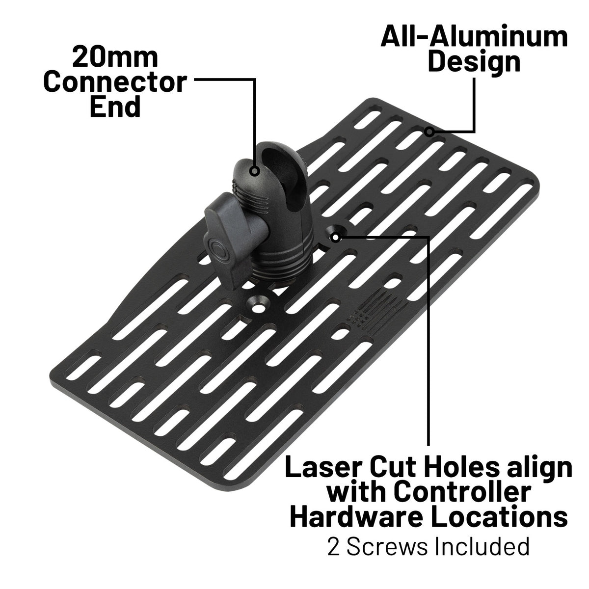 Feniex 4200 DataLink Controller Mount with 20mm Connector End Nubby Edition