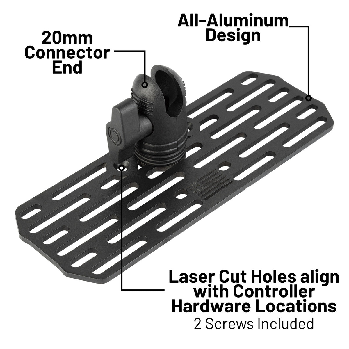 Feniex Typhoon Full-Function Controller Mount with 20mm Connector End Nubby Edition