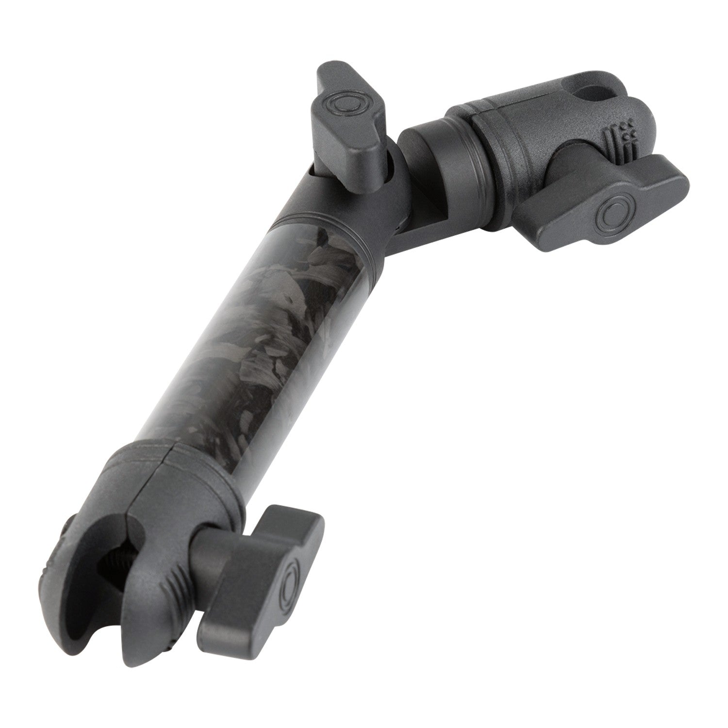 Locking Adjustable Forged Carbon Fiber Mounting Arms with Articulating Joint (various sizes)