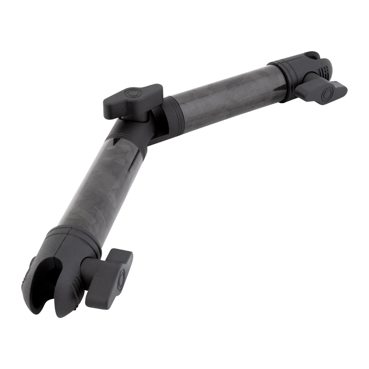 Locking Adjustable Forged Carbon Fiber Mounting Arms with Articulating Joint (various sizes)