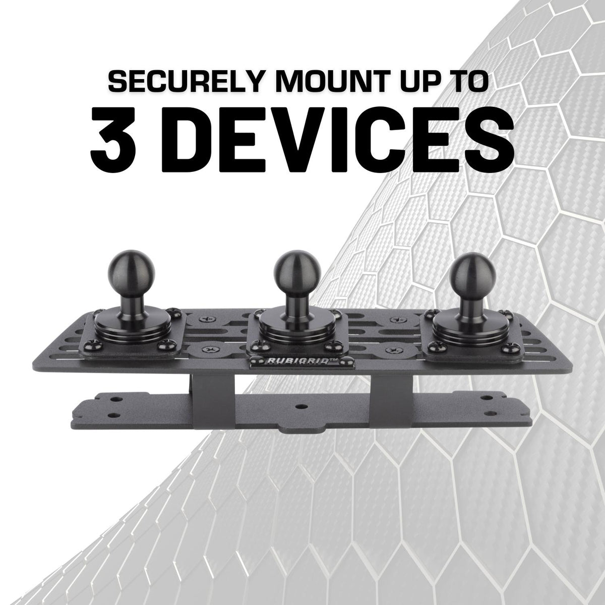 RubiGrid® 2020+ Ford Transit Van Platform Dash Mount Device Phone Holder