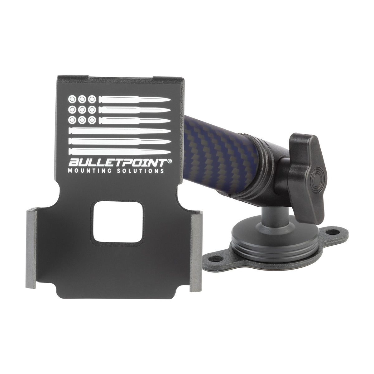 2-Hole AMPS Ball + 4cm Mounting Arm + Device Holder Kit for RubiGrid® Dash Mounts