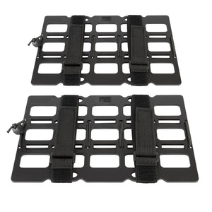 Aluminum Tactical MOLLE Panel Storage Organizer for Headrest - Universal Fitment