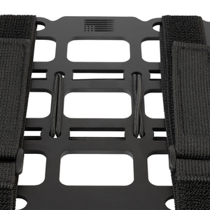 Aluminum Tactical MOLLE Panel Storage Organizer for Headrest - Universal Fitment