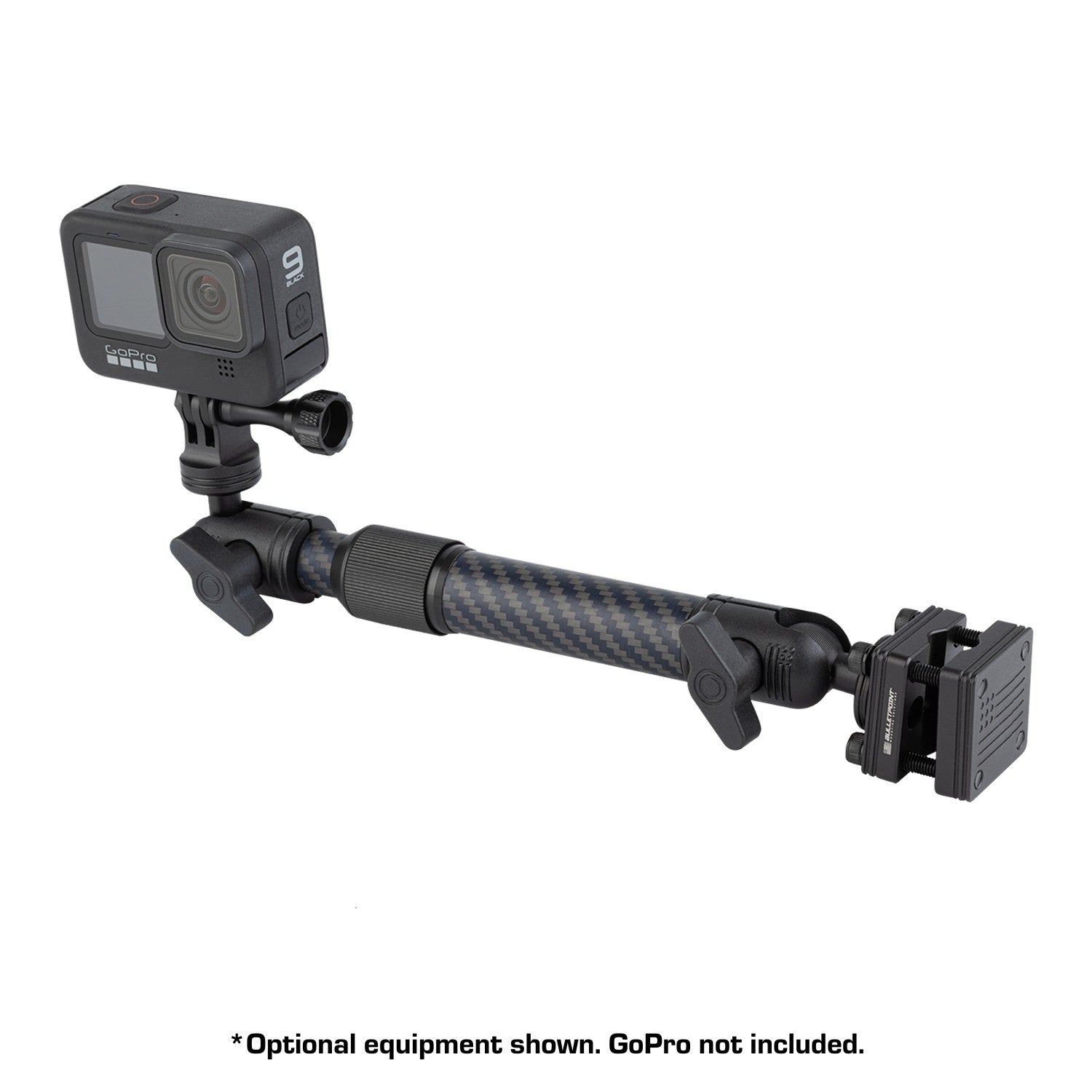 Action Camera Headrest Mount with Adjustable Telescoping Arm