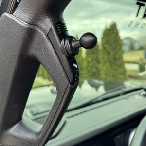 2018-2023 Jeep Wrangler JL + 2020-2023 Jeep Gladiator A-Pillar Grab Bar Mount with 20mm Ball