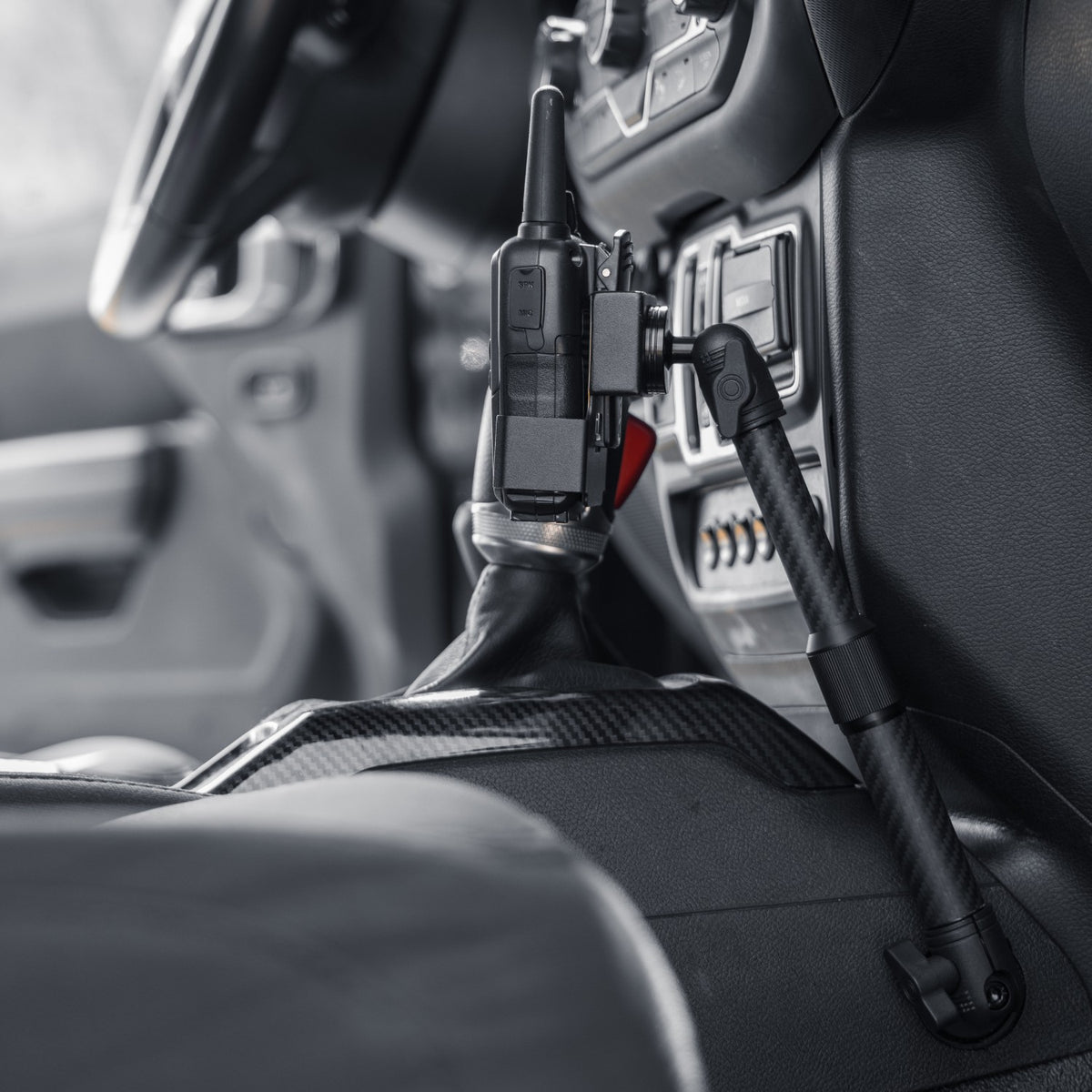 Center Console Threaded 20mm Ball Mount compatible with 2018+ Jeep Wrangler JL &amp; 2020+ Jeep Gladiator