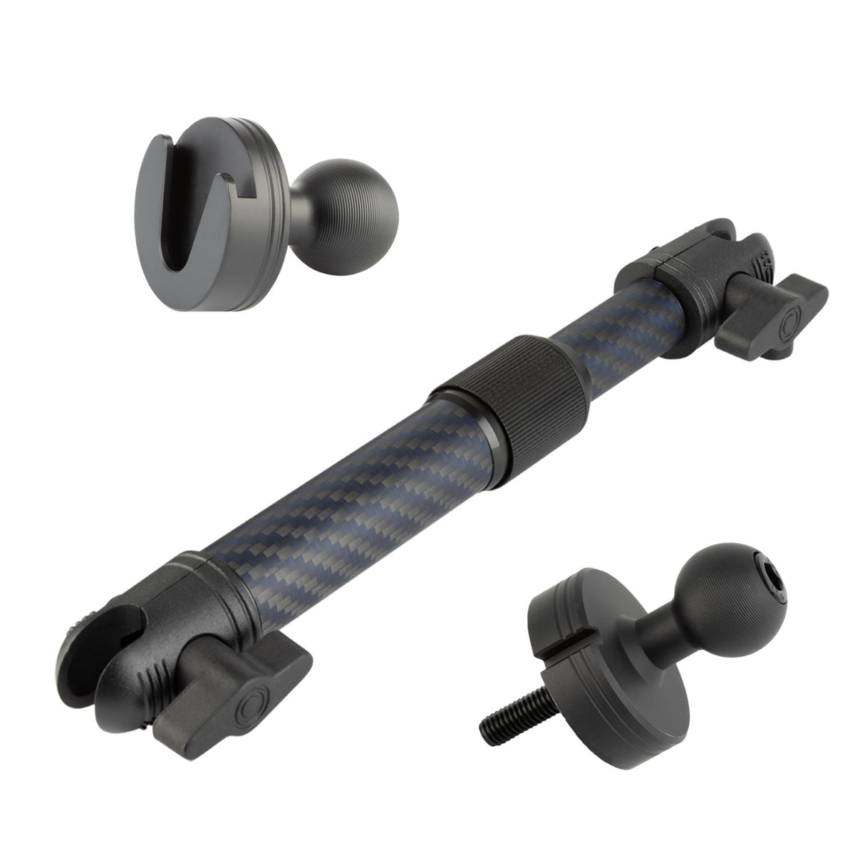 Center Console Threaded 20mm Ball Mount compatible with 2018+ Jeep Wrangler JL & 2020+ Jeep Gladiator