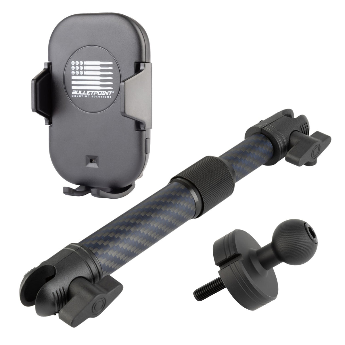 Center Console Threaded 20mm Ball Mount compatible with 2018+ Jeep Wrangler JL & 2020+ Jeep Gladiator