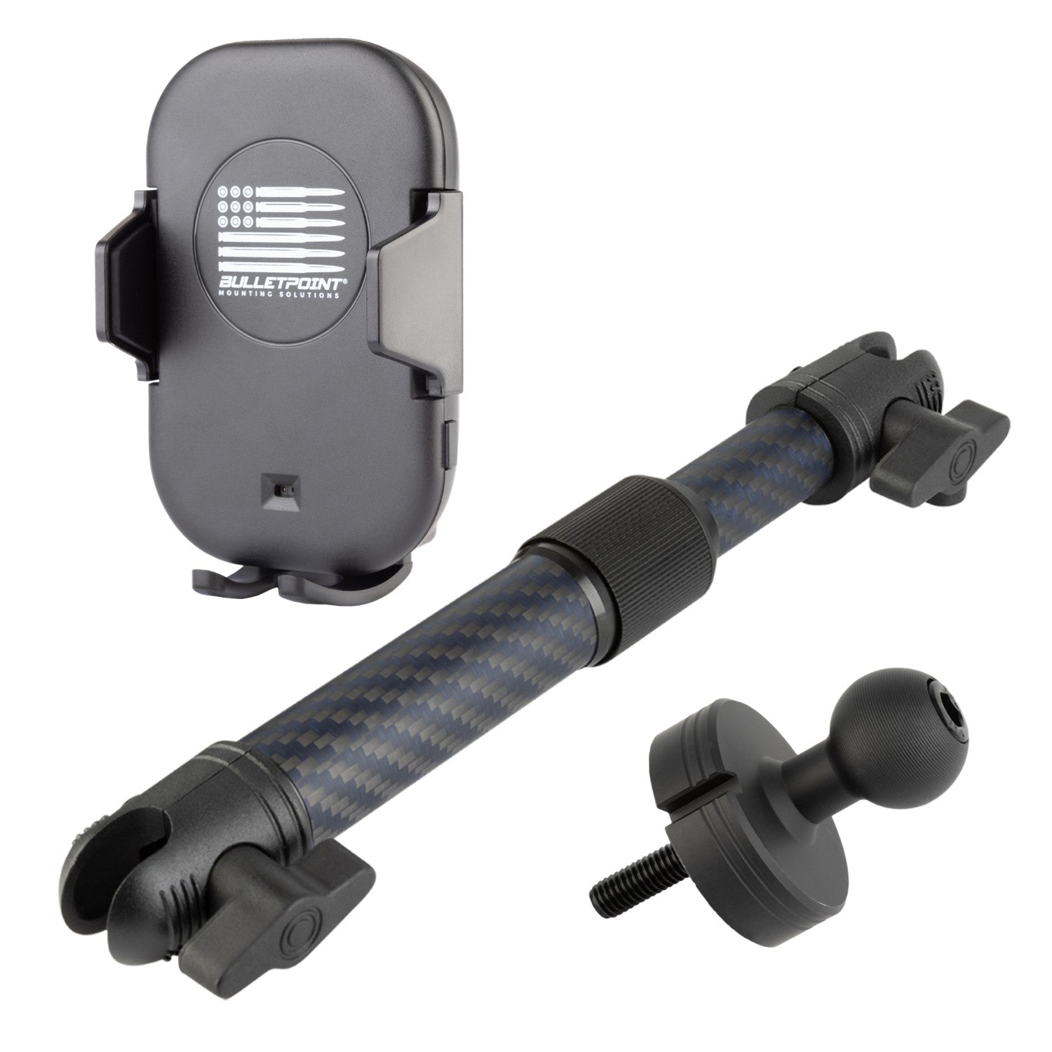 Center Console Threaded 20mm Ball Mount compatible with 2018+ Jeep Wrangler JL & 2020+ Jeep Gladiator