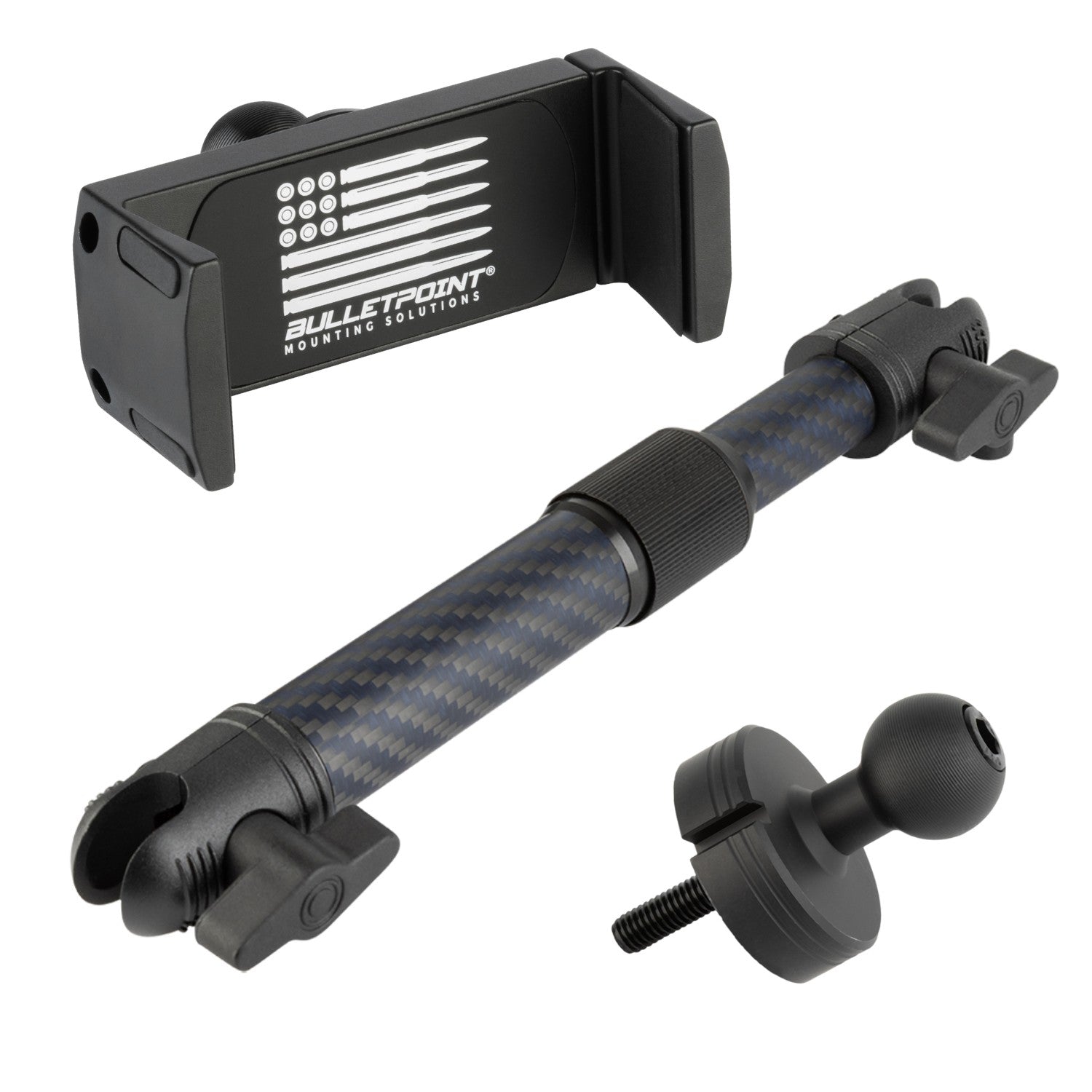 Center Console Threaded 20mm Ball Mount compatible with 2018+ Jeep Wrangler JL & 2020+ Jeep Gladiator