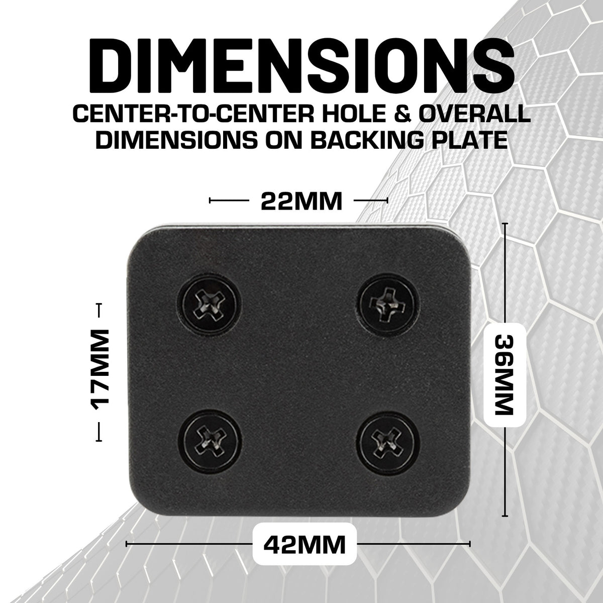 20mm Ball Mount Attachment compatible with MOLLE Panels
