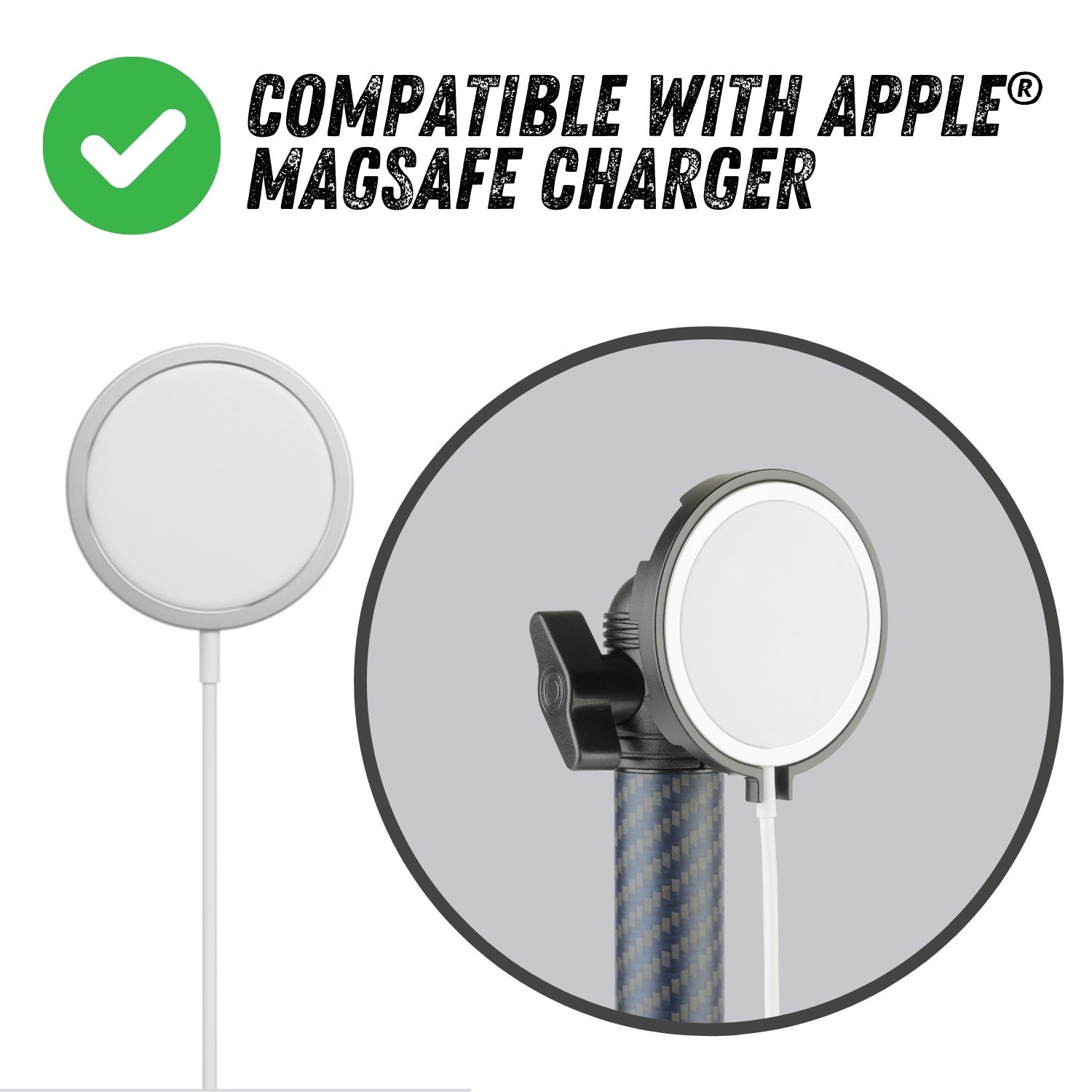 Bulletpoint Apple® MagSafe Charger Adapter with Integrated 20mm