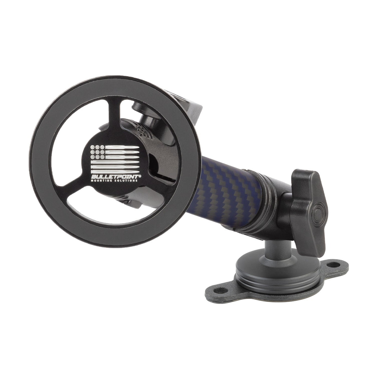 2-Hole AMPS Ball + 4cm Mounting Arm + Device Holder Kit for RubiGrid® Dash Mounts