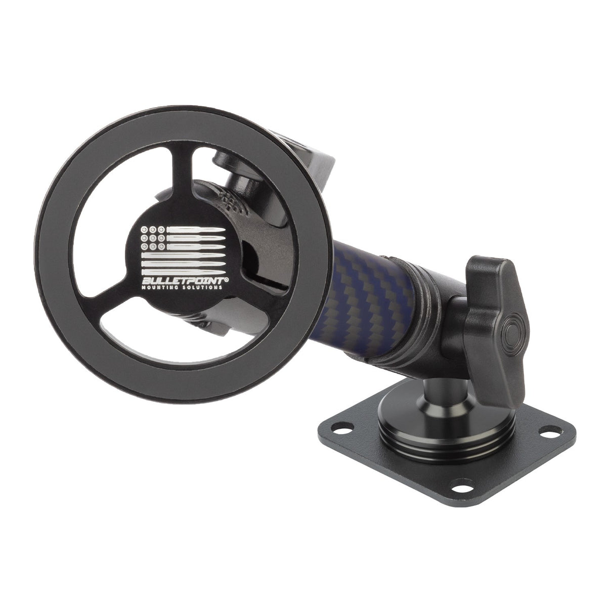 4-Hole AMPS Ball + 4cm Mounting Arm + Device Holder Kit for RubiGrid® Dash Mounts