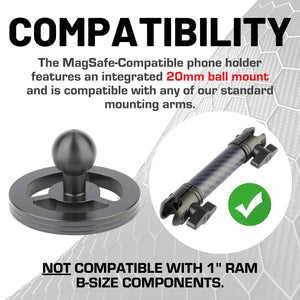 Bulletpoint MagSafe Compatible Phone Holder without Wireless Charging