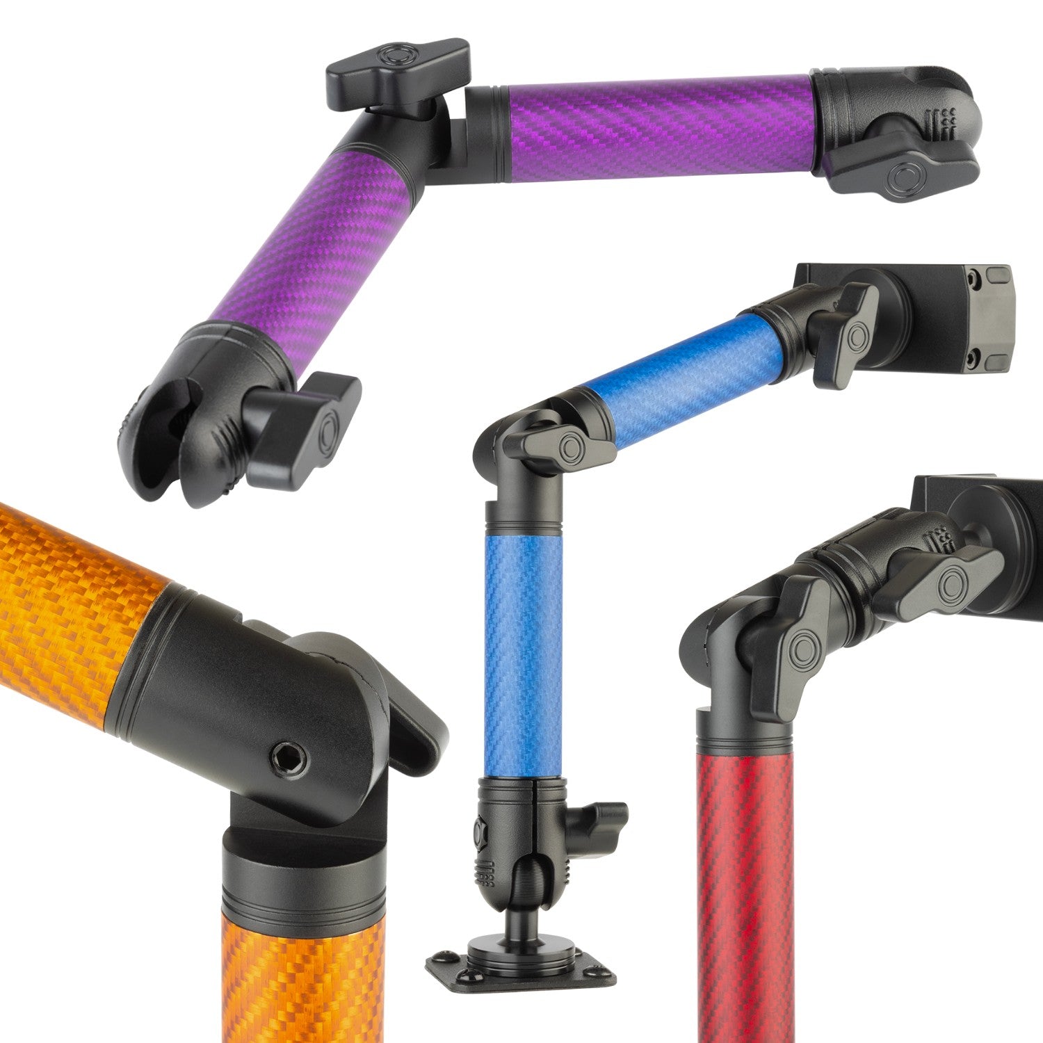 Adjustable Mounting Arms with Articulating Joint - Bulletpoint Mounting ...