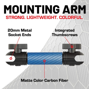 Matte Color Carbon Fiber Mounting Arms