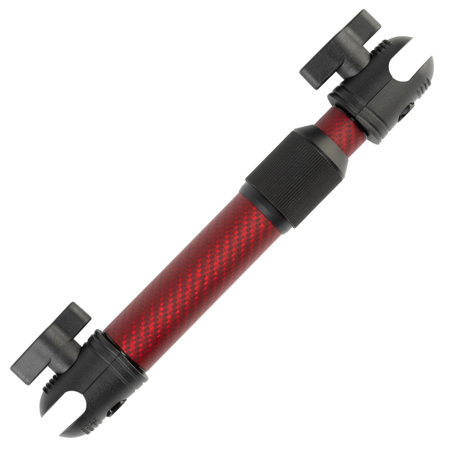 Telescoping Matte Color Carbon Fiber Mounting Arms with 20mm Connector Ends