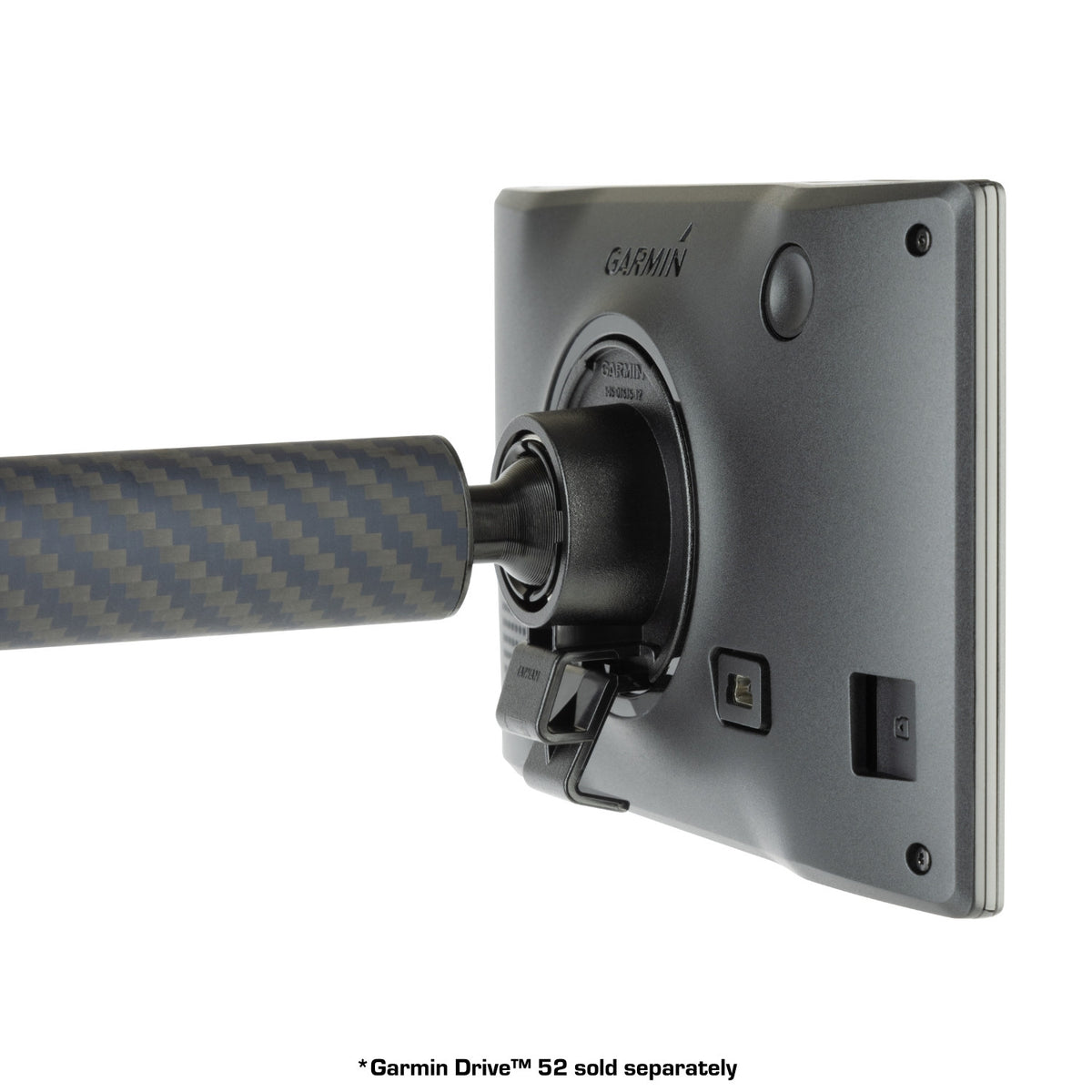 Carbon Fiber/Kevlar Hybrid Mount Arm with 17mm Ball - Compatible with Select GPS, Ipad and Wireless Phone Chargers