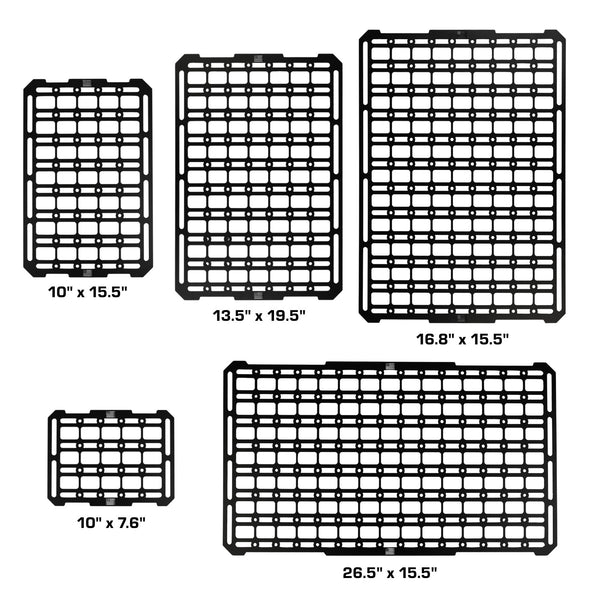 Universal Stainless Steel MOLLE Panels for Gear Storage - Various Size ...