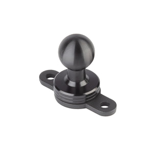 AMPS Compatible 20mm Ball with Metal Mounting Plate