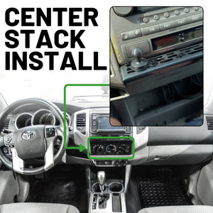 RubiGrid® 2005-2015 Toyota Tacoma Center Stack Device Mount + Phone Holder