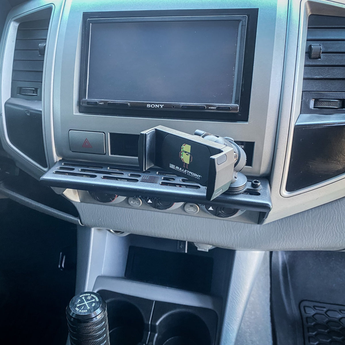 RubiGrid® 2005-2015 Toyota Tacoma Center Stack Device Mount + Phone Holder