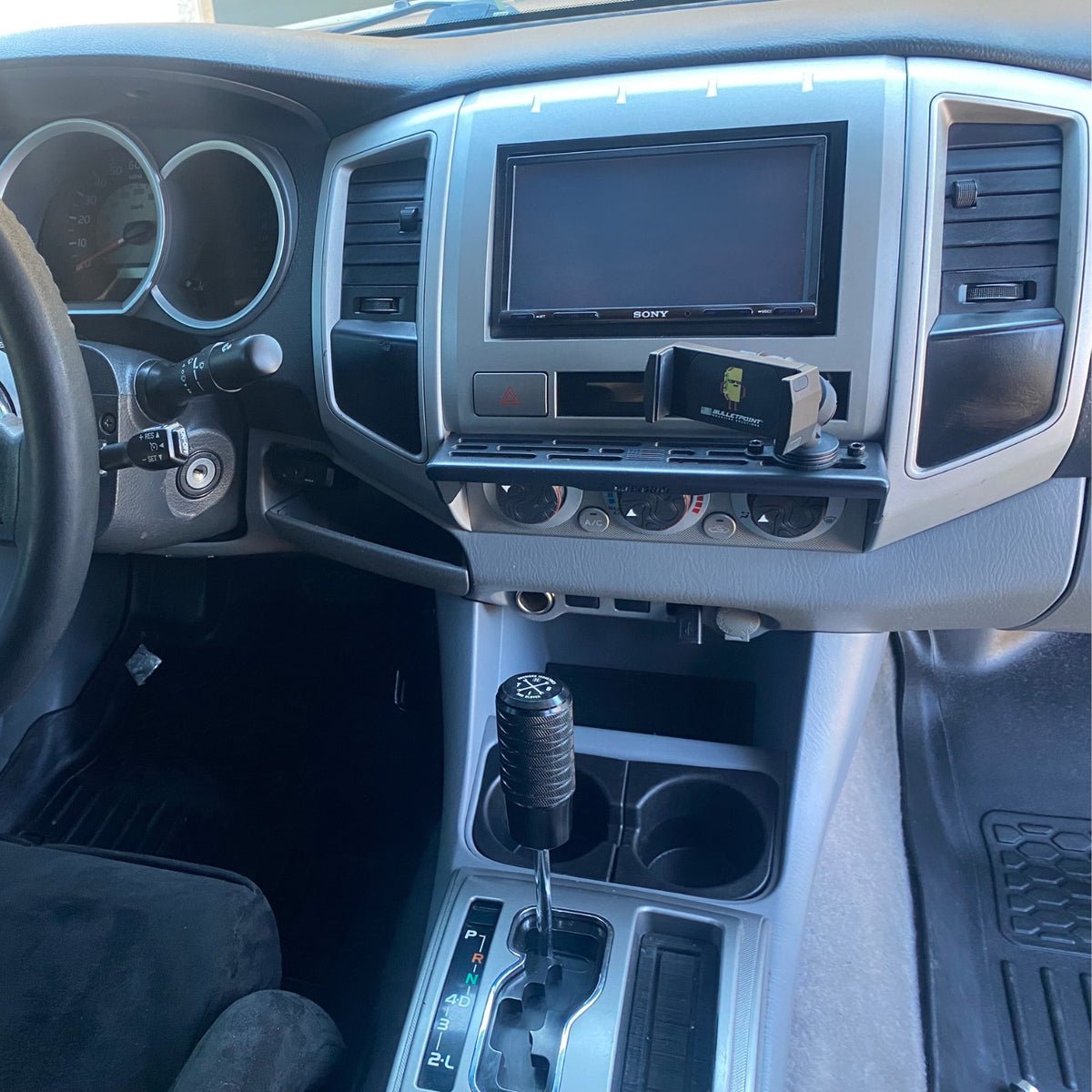 RubiGrid® 2005-2015 Toyota Tacoma Center Stack Device Mount + Phone Holder