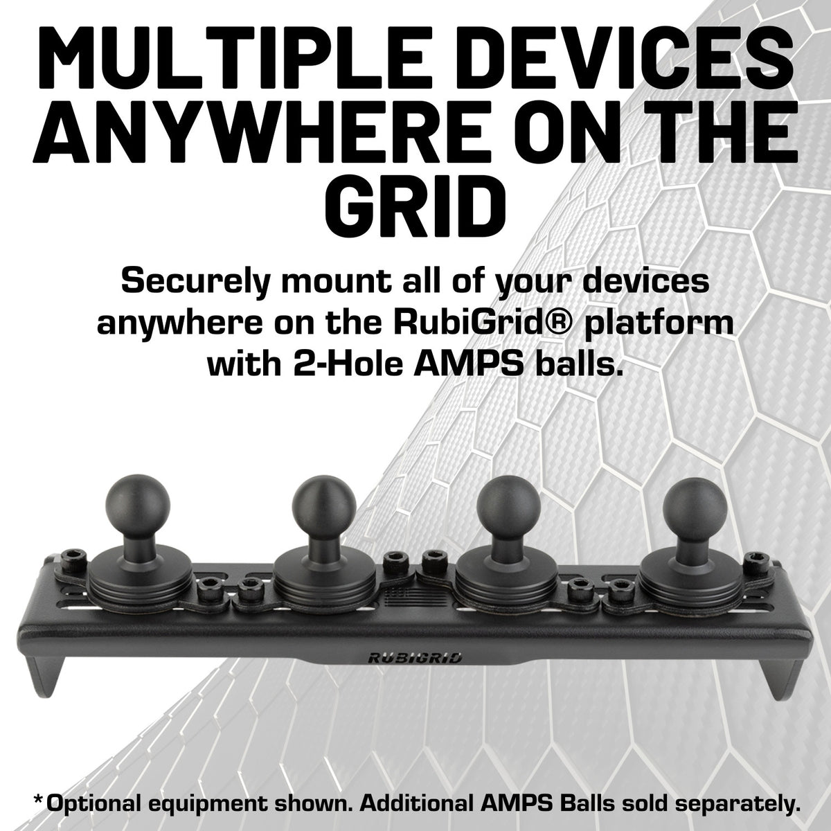 RubiGrid® 2005-2015 Toyota Tacoma Center Stack Device Mount + Phone Holder